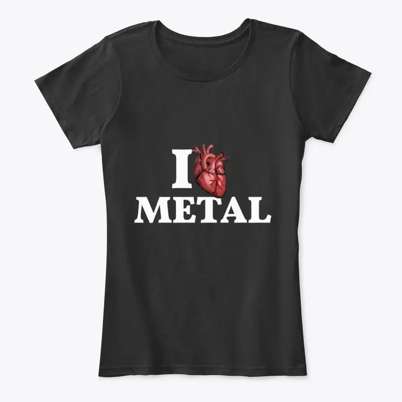 I Heart Metal - Black