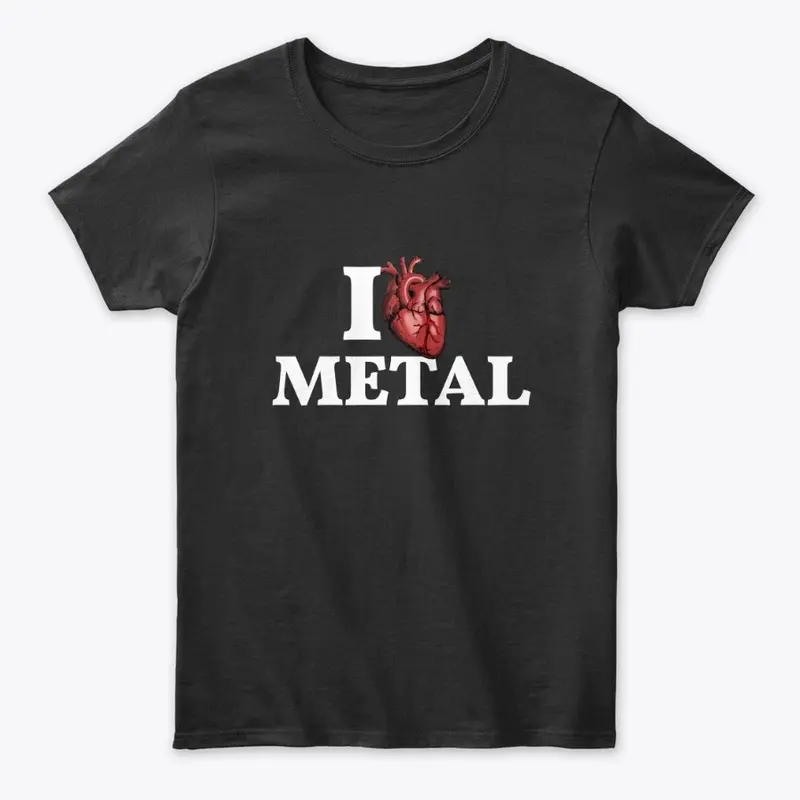 I Heart Metal - Black